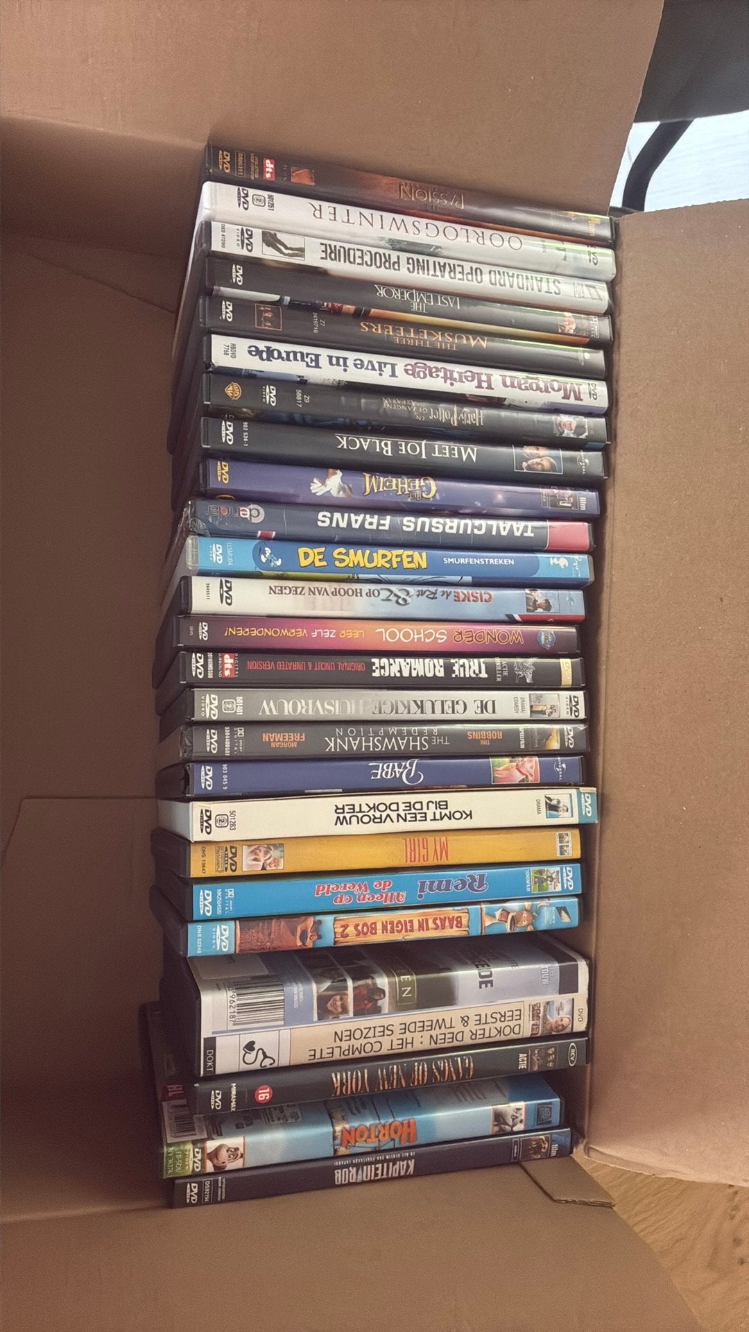 Dvd’s doos vol, Alle leeftijden, Ophalen of Verzenden, Gebruikt