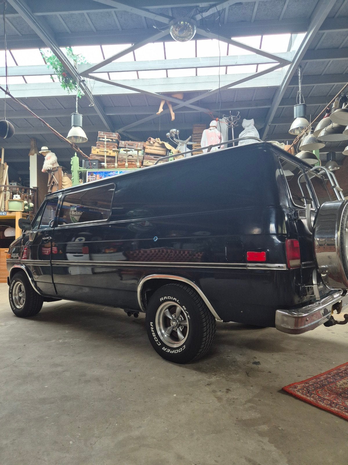 Chevrolet ChevyVan g20 lowtop, Automaat, Blauw, Origineel Nederlands, 171 pk