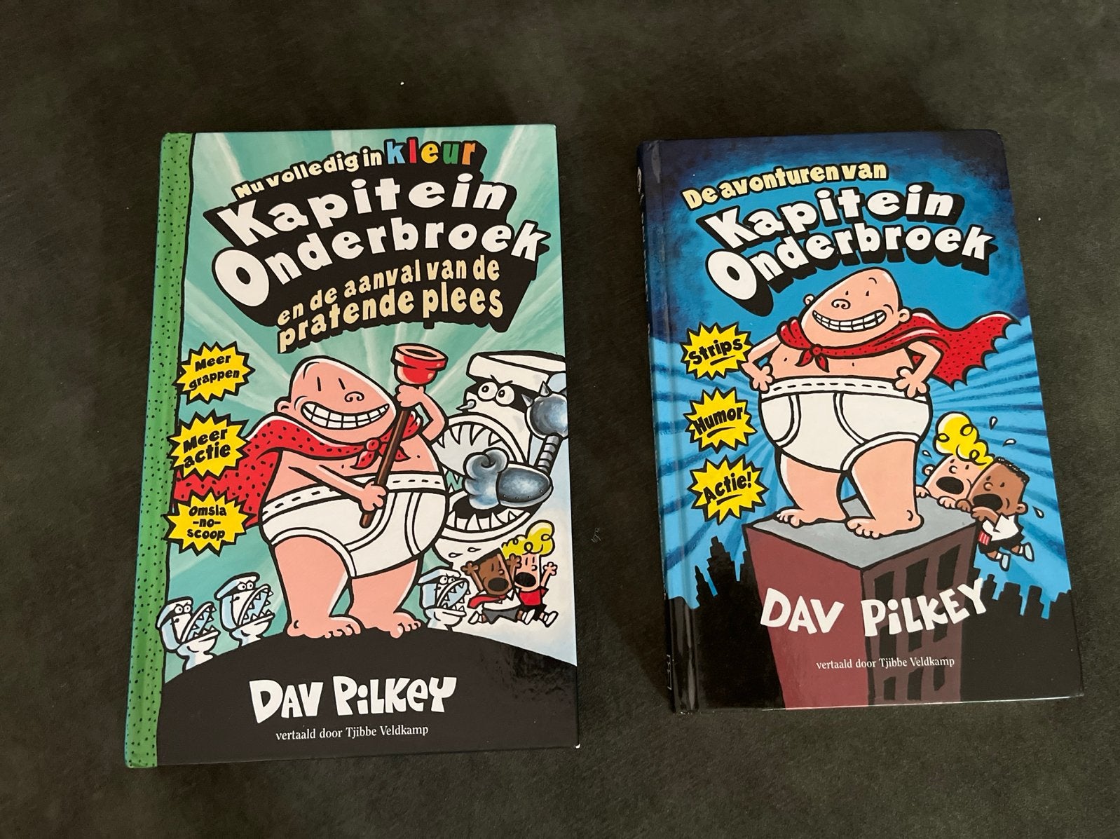 Kapitein Onderbroek Boeken - Dav Pilkey (2 stuks), Ophalen of Verzenden, Zo goed als nieuw, Fictie algemeen