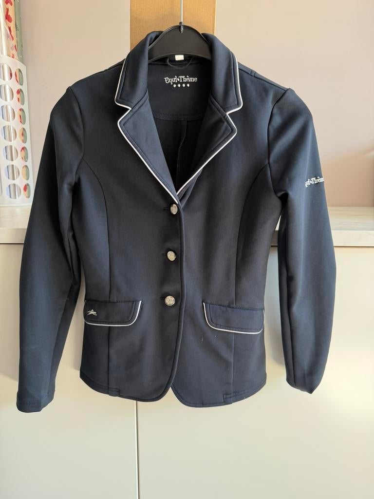Equi Theme wedstrijdjasje mt 164, Ophalen of Verzenden, Dressuur, Bovenkleding