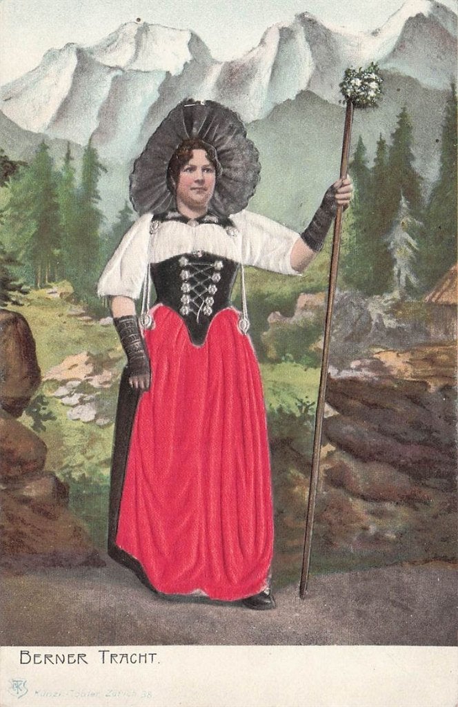 702-306-027 Berner Tracht, Verzenden, Voor 1920, Overig Europa