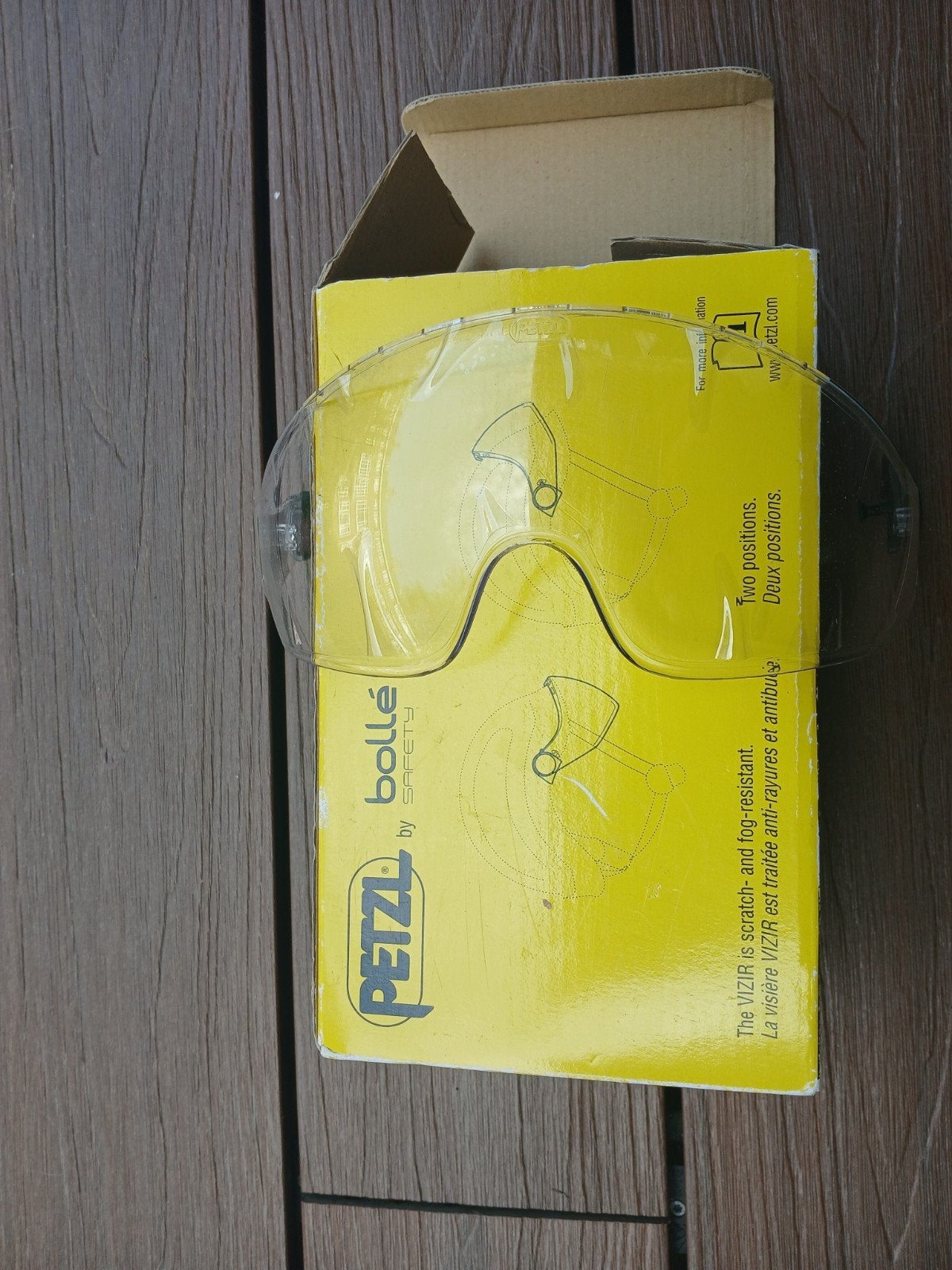 Petzl Vizir oogbescherming voor Vertex en Alveo helmen, Ophalen, Nieuw