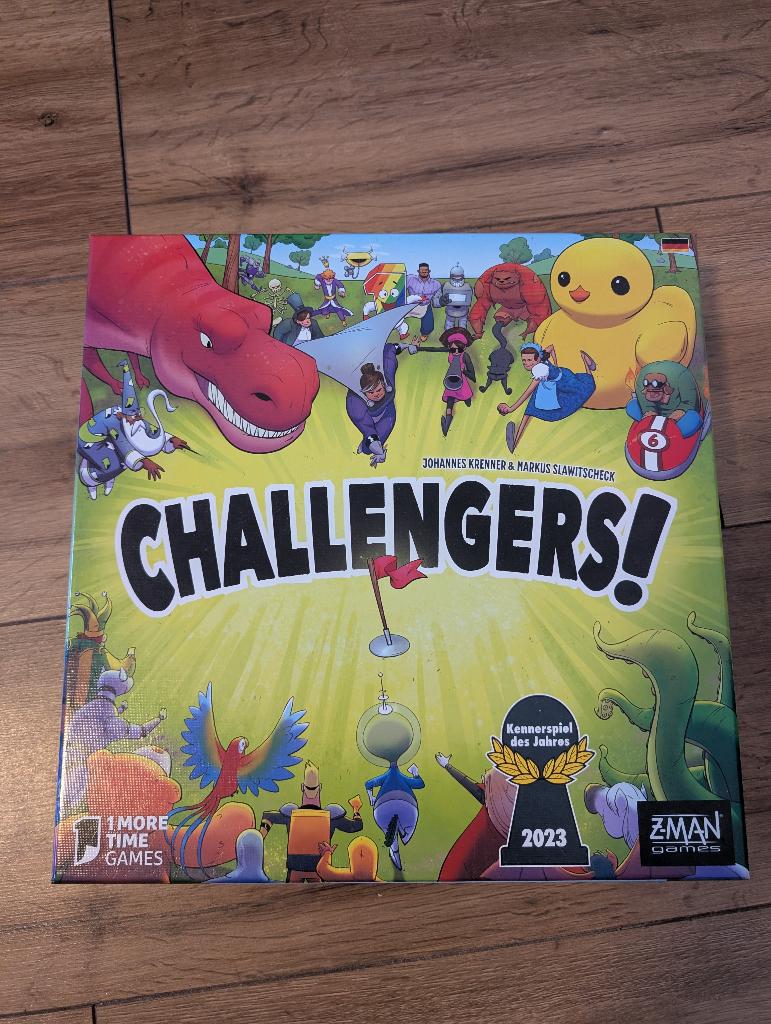 Challengers Board Game (german), Vijf spelers of meer, Ophalen of Verzenden, Zo goed als nieuw, Z-Man Games