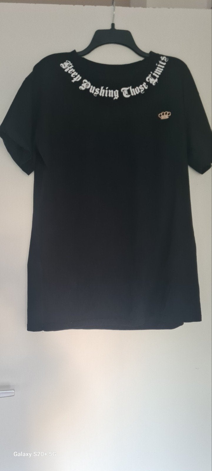 Mividaloca T-shirt Zwart XXXL - Zo goed als nieuw, Zwart, Overige maten, Ophalen of Verzenden, Zo goed als nieuw