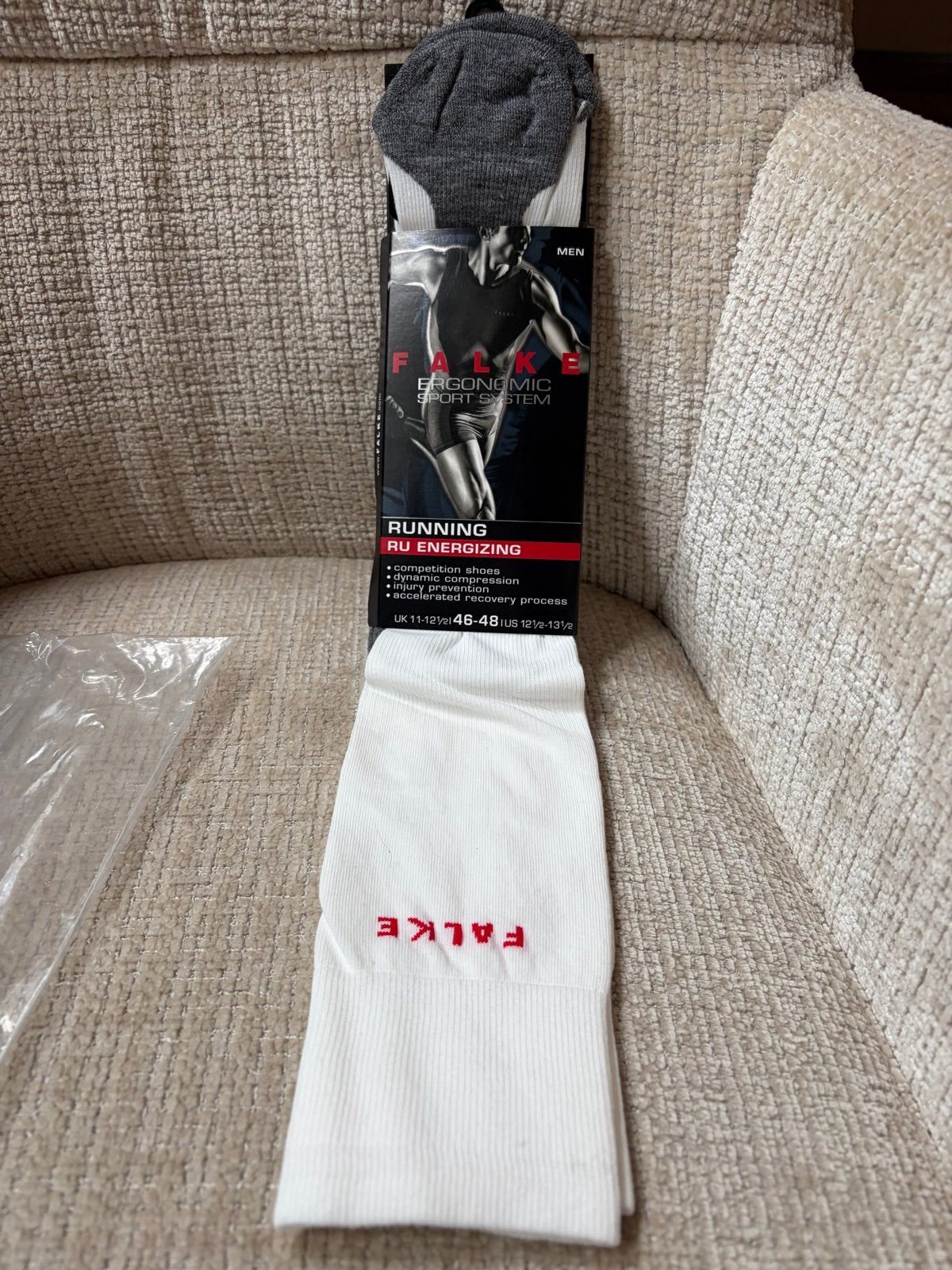 Falke Ergonomic Sport System Running Sokken Maat 46-48, Ophalen of Verzenden, Nieuw, Maat 43 t/m 46, Wit