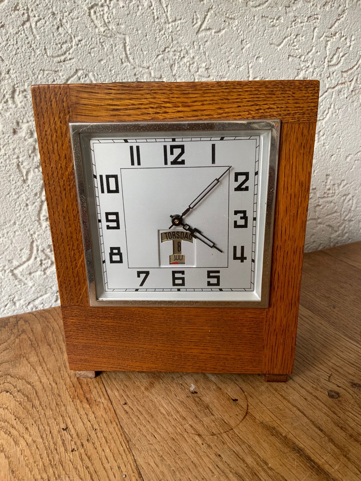 Art Deco ( Zenith ) Spaarklok Klok Spaarpot met Volkalender, Ophalen of Verzenden
