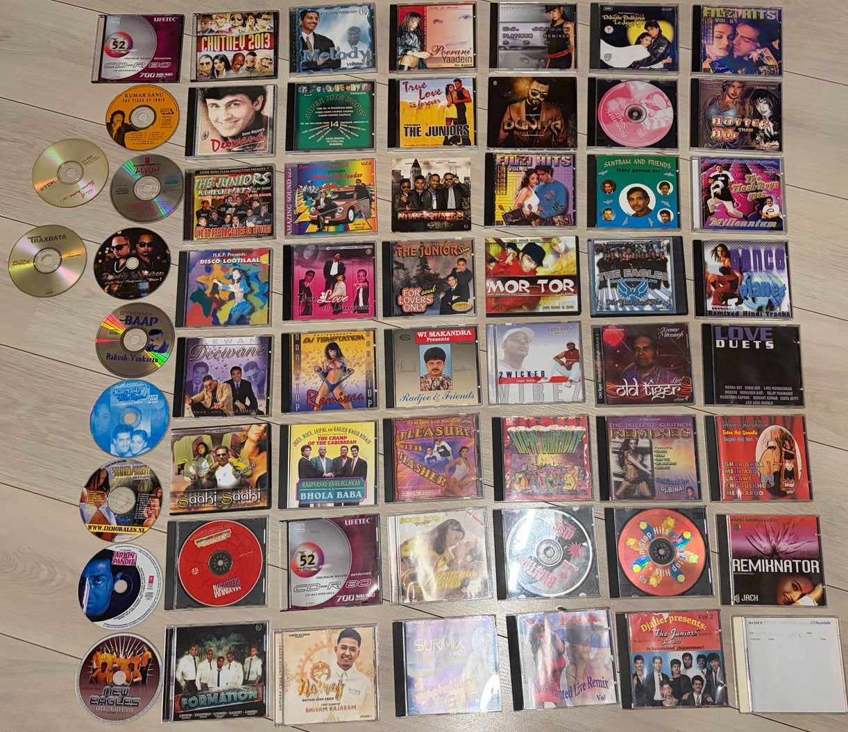 Grote collectie Indiase/Bollywood muziek CD's, Cd's en Dvd's, Ophalen, Gebruikt, Indiaas, Verzamelalbum