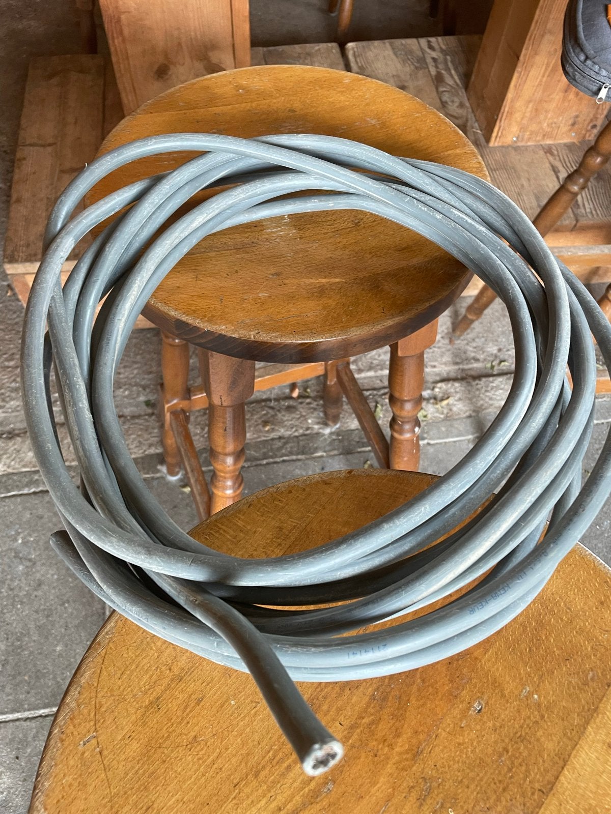 Stroomkabel 5-aderig - 8 meter, Ophalen, Nieuw, Kabel of Snoer