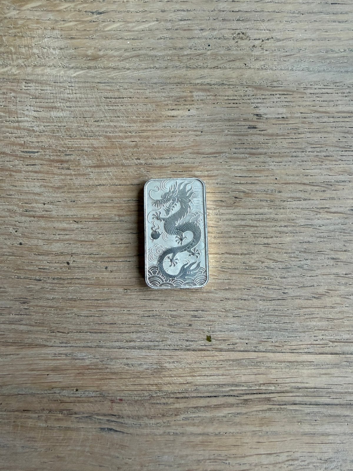 999 zilver 1oz rectangle dragon 2018, Ophalen of Verzenden, Zilver