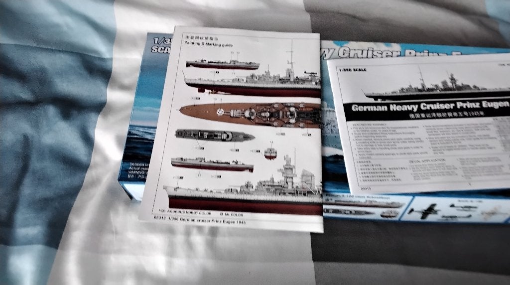 Trumpeter German Heavy Cruiser Prinz Eugen 1945 nr. 05313, Ophalen of Verzenden, Nieuw, 1:200 of kleiner, Overige merken