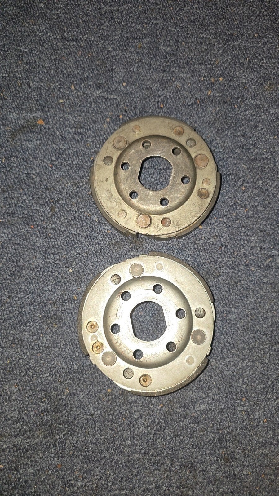 Piaggio 50cc koppeling segmenten, Ophalen