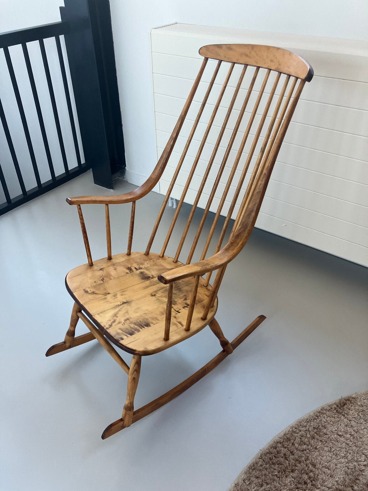 Vintage schommelstoel Lena Larsson Grandessa, Ophalen