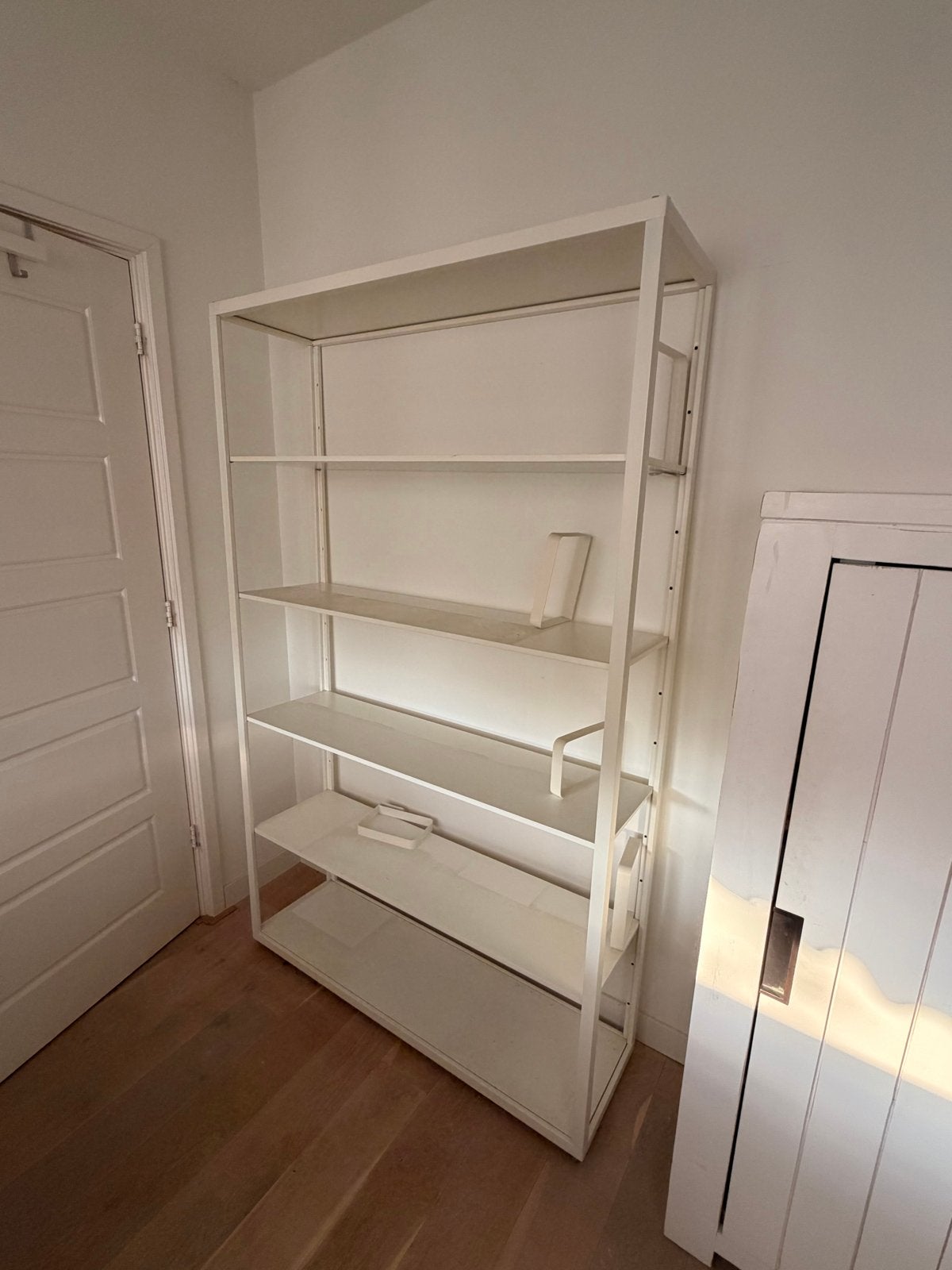 IKEA FJÄLKINGE Open Kast/Boekenkast - Wit, Ophalen, Met plank(en), Gebruikt, 200 cm of meer