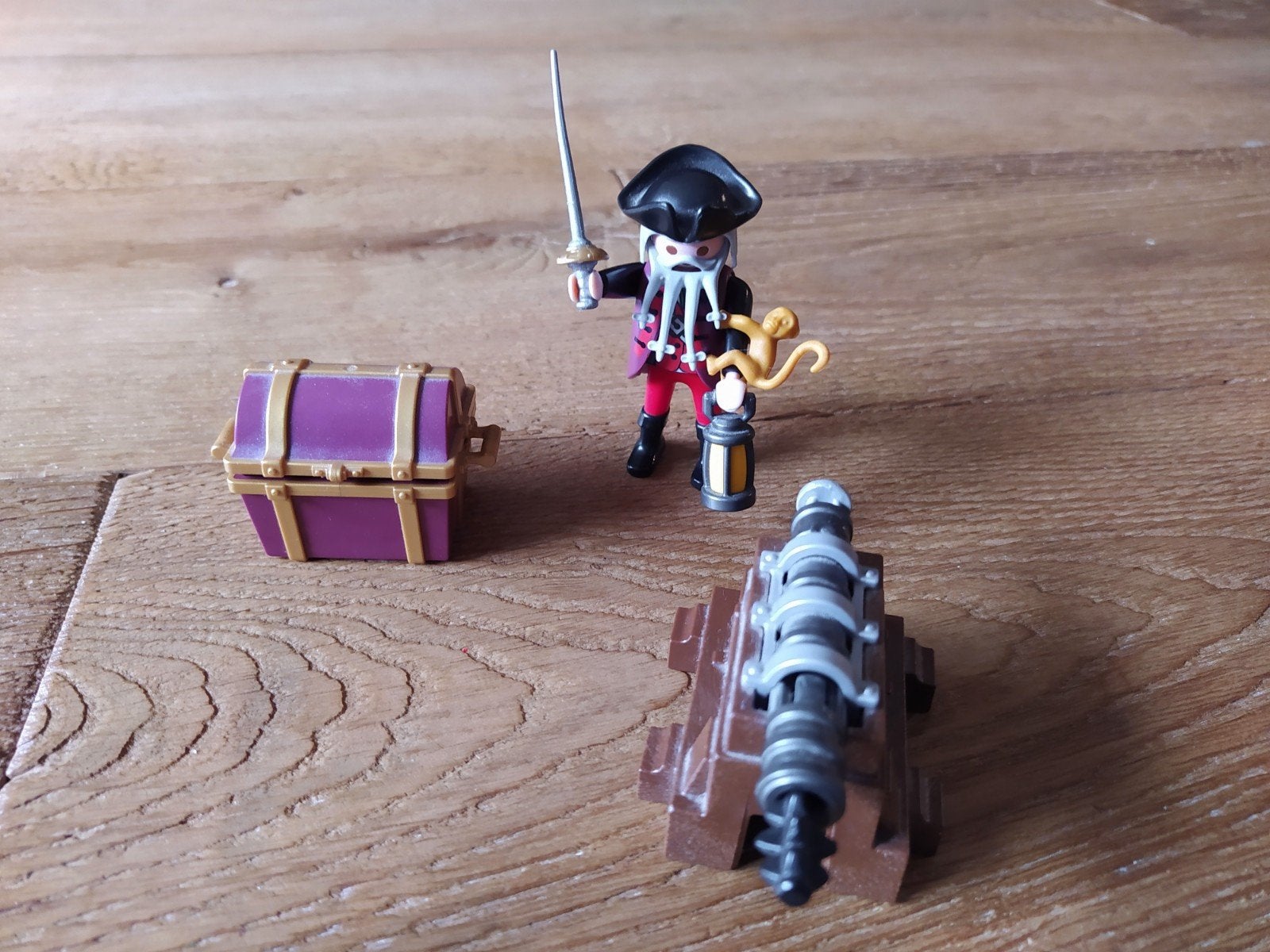 Playmobil Piraat met schatkist + kanon - 4783, Ophalen of Verzenden, Zo goed als nieuw, Special plus