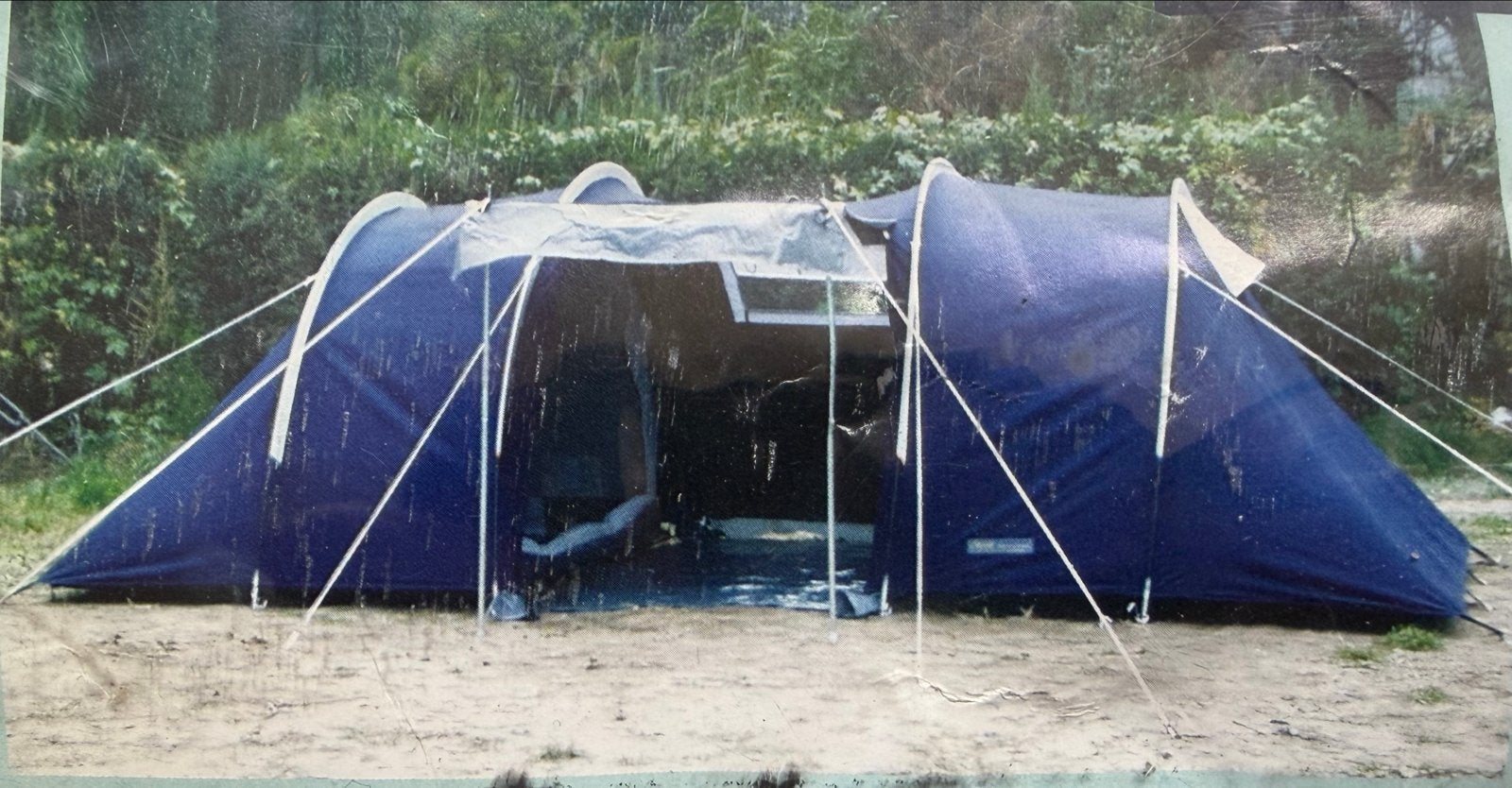 Hypercamp Fashion Gold Domino 4 - 4 persoons katoenen tent, Caravans en Kamperen, Ophalen, Gebruikt, Tot en met 4