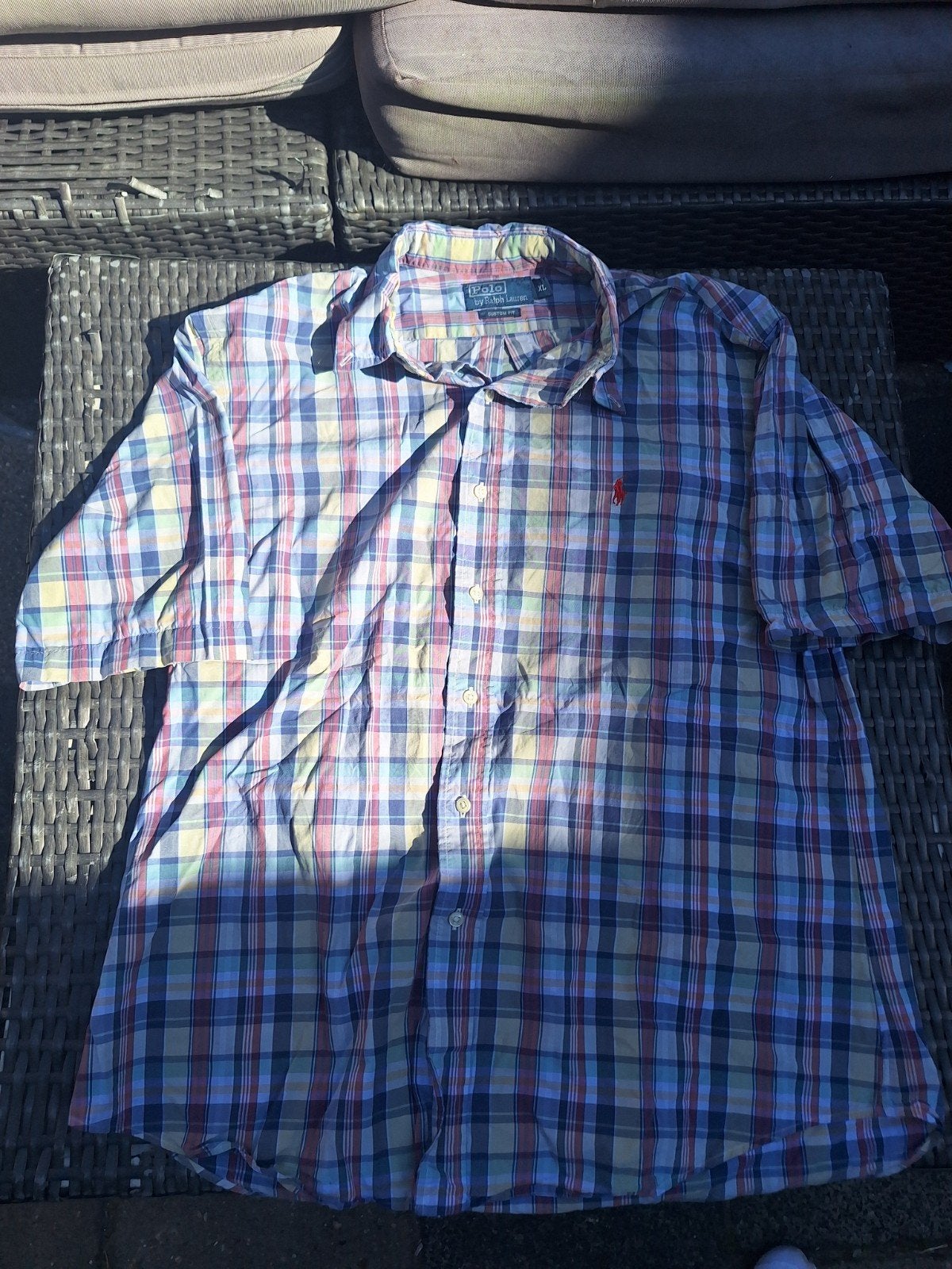Polo by Ralph Lauren Overhemd – Geruit Multicolor – Maat XL., Kleding | Heren, Overhemden, Ophalen of Verzenden, Blauw, Halswijdte 43/44 (XL)