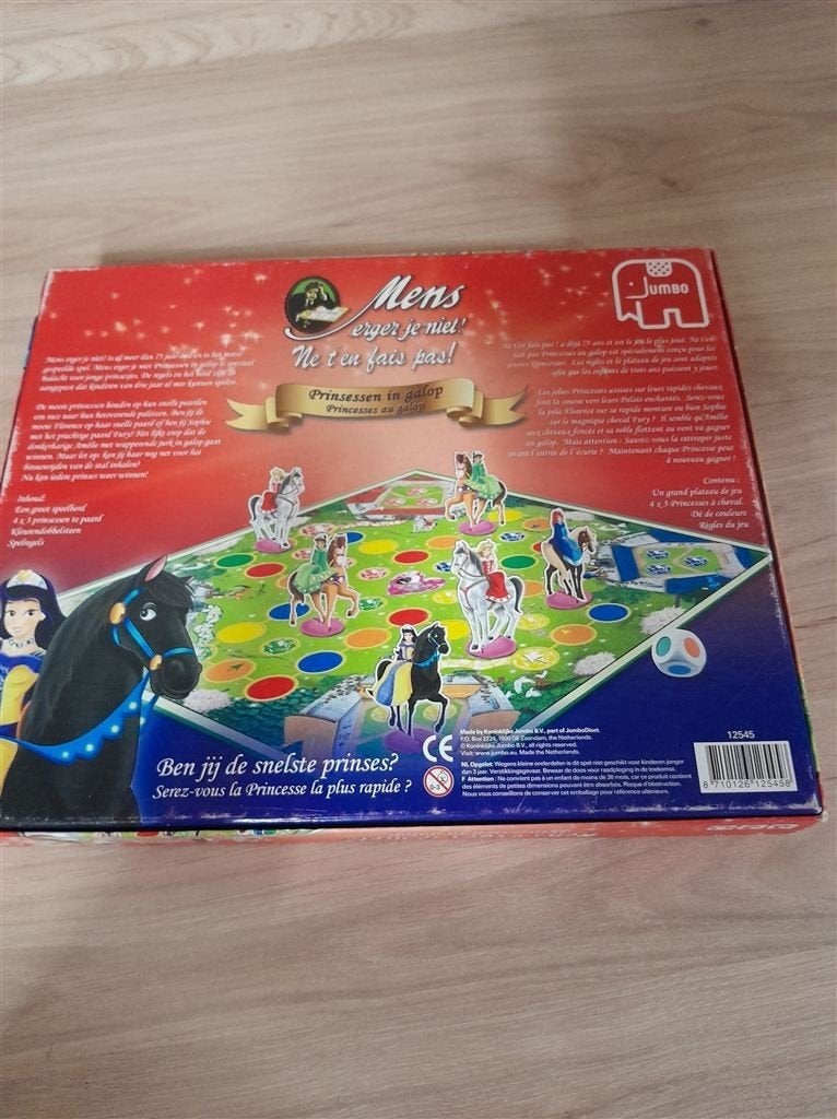 mens erger je niet - prinsessen in galop - s4563, Verzenden, Zo goed als nieuw