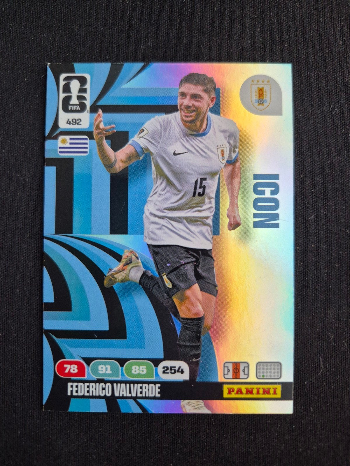 Panini FIFA World Cup 2026 Icon Kaart Federico Valverde #492, Ophalen, Zo goed als nieuw, Buitenlandse clubs, Spelerskaart