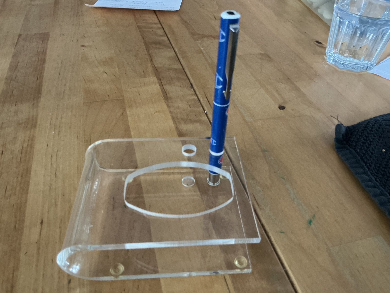 PARKER VULPEN IN PERSPEX HOUDER, Ophalen of Verzenden, Gebruikt, Vulpen, Parker