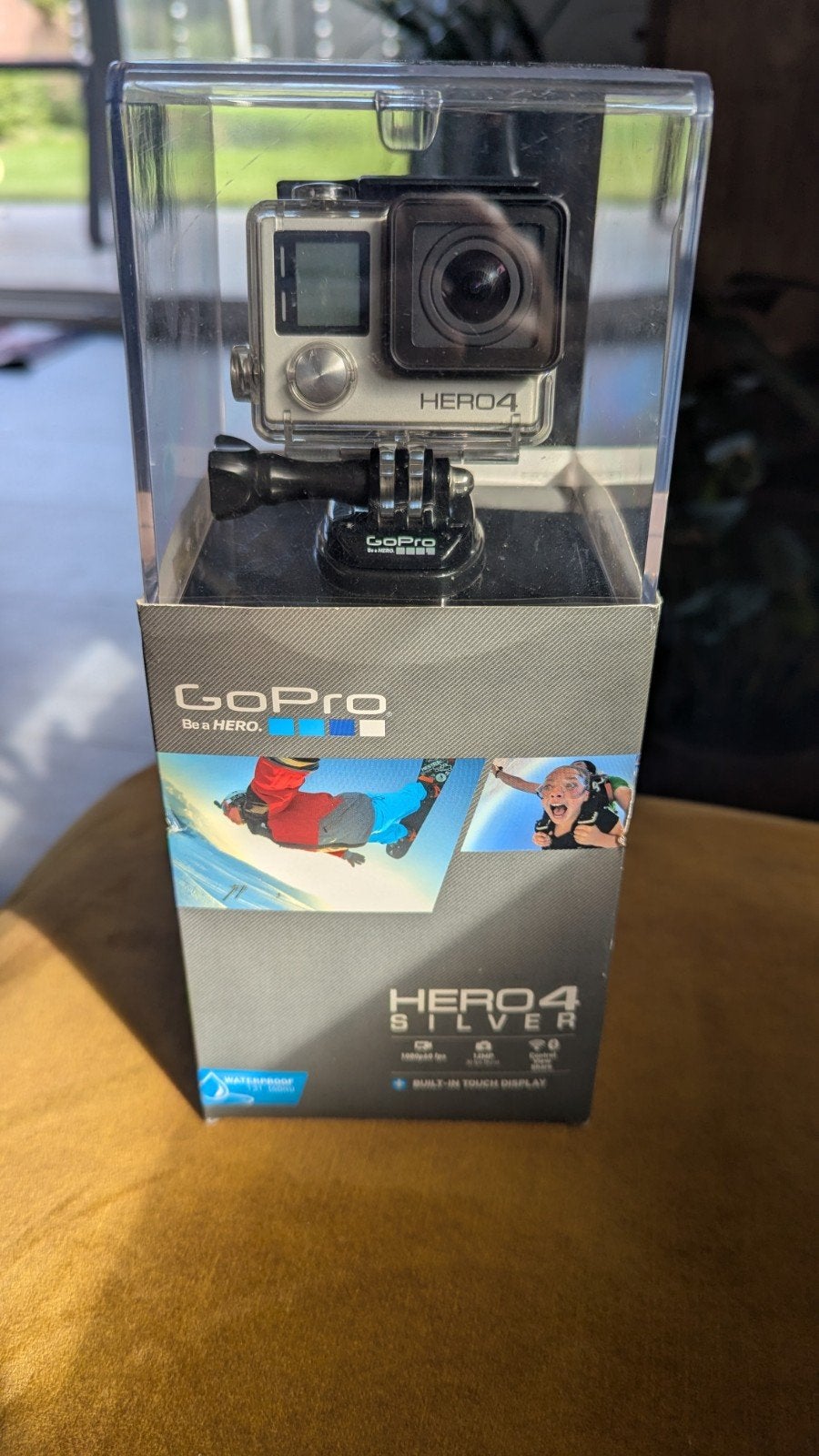 GoPro HERO4 Silver met veel extra's en 3 batterijen