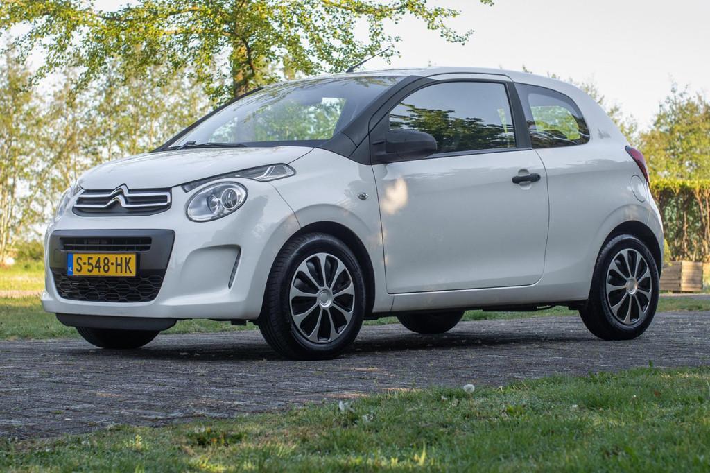 Citroen C1 1.0 e-VTi Live Airco 1e Eigenaar + NAP, Stof, Gebruikt, Euro 6, 4 stoelen