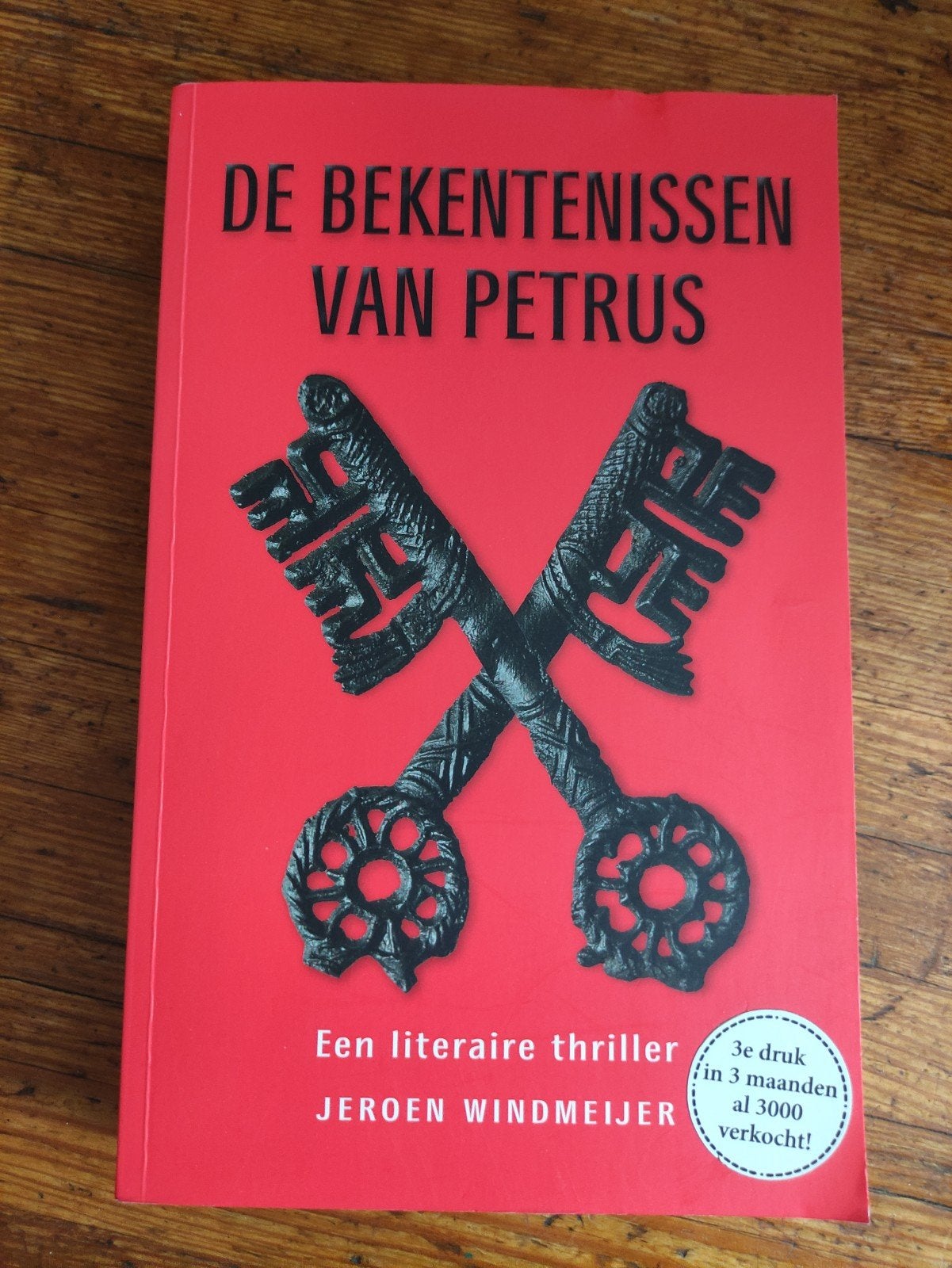 Jeroen Windmeijer - De bekentenissen van Petrus, Boeken, Thrillers, Ophalen of Verzenden, Zo goed als nieuw, Jeroen Windmeijer