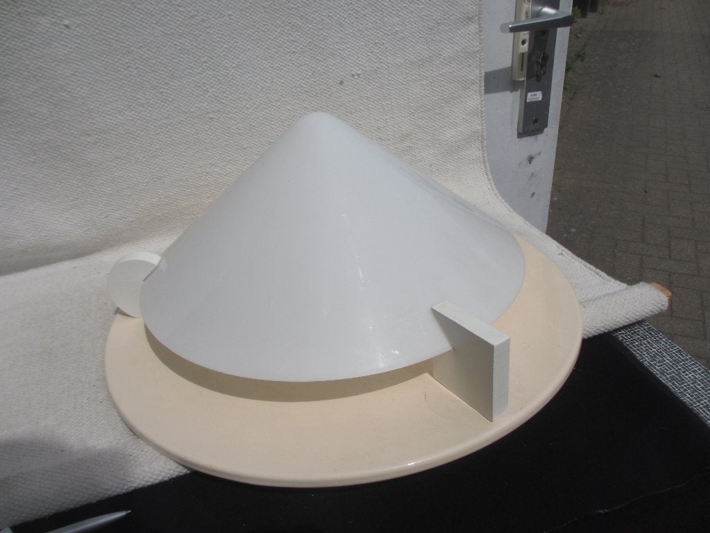 Vintage ikea plafonniere Ettore Sottsass Stoja jaren 80, Huis en Inrichting, Lampen | Plafondlampen, Gebruikt, Vintage, Plafondlamp