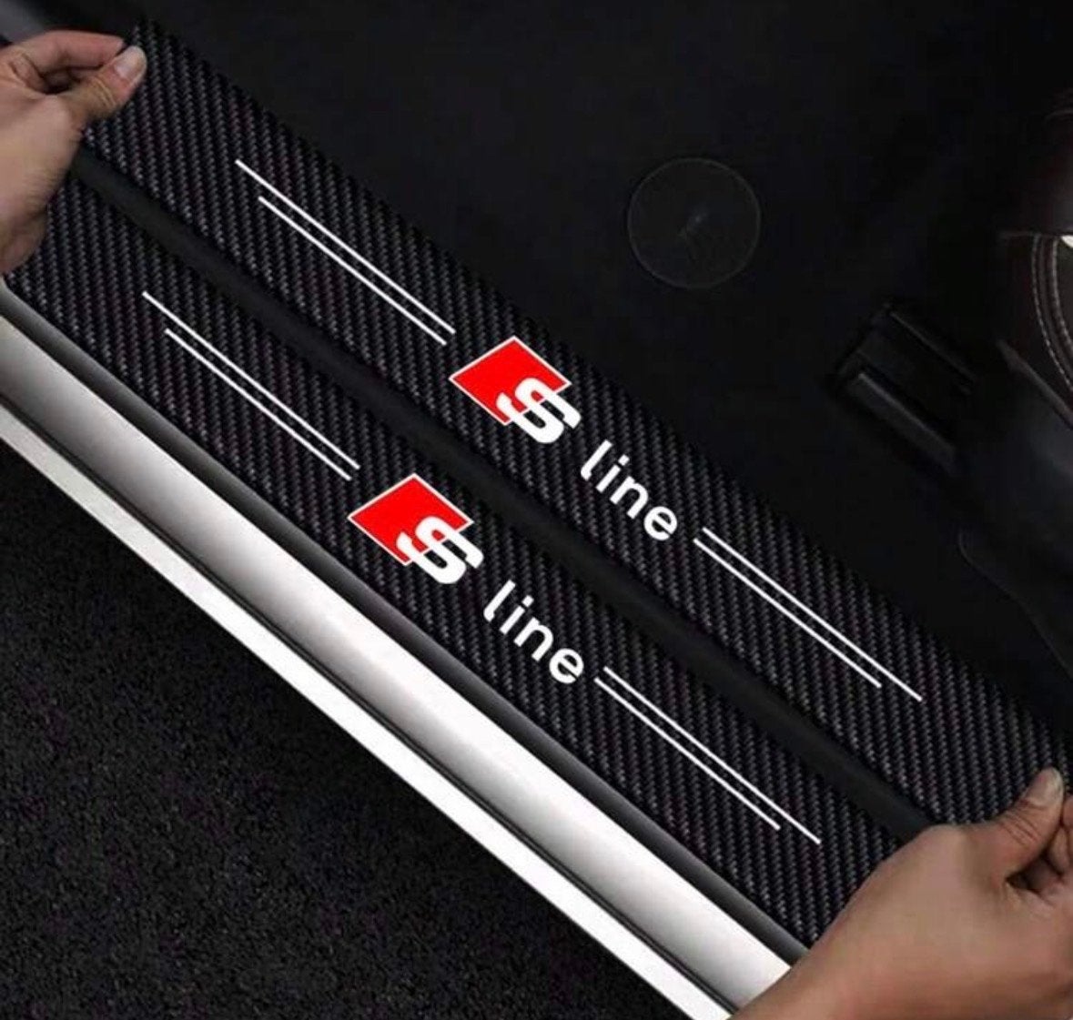 Autostickers Deurdorpelstickers Krasbestendig Audi S Line, Ophalen of Verzenden