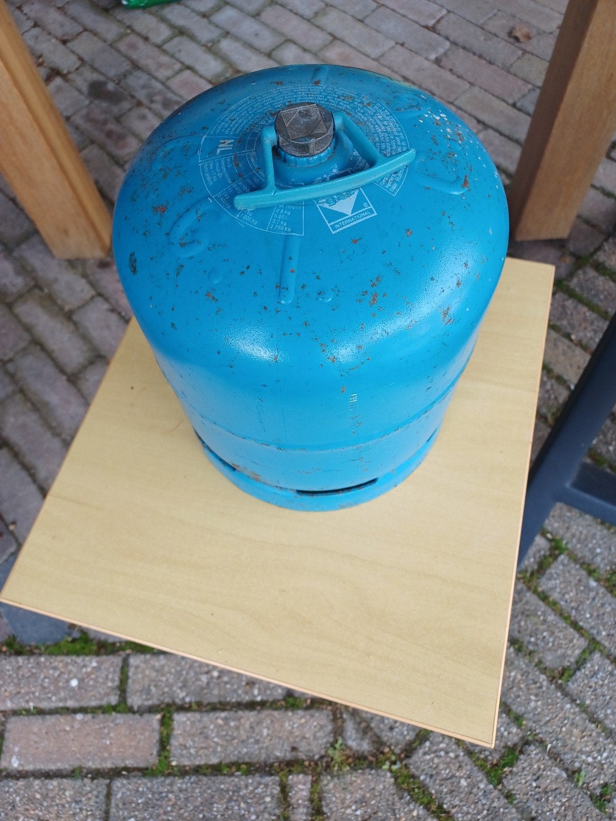 Gasfles, Ophalen