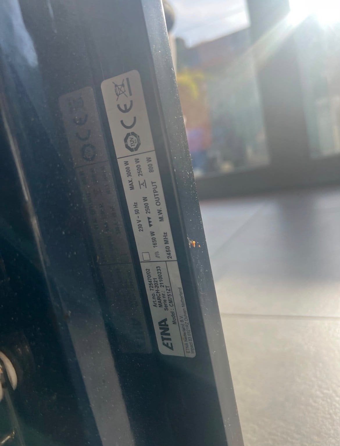 Etna CM751ZT Combi-oven met magnetronfunctie, 45 tot 50 cm, Gebruikt, Ophalen of Verzenden, Combi-oven