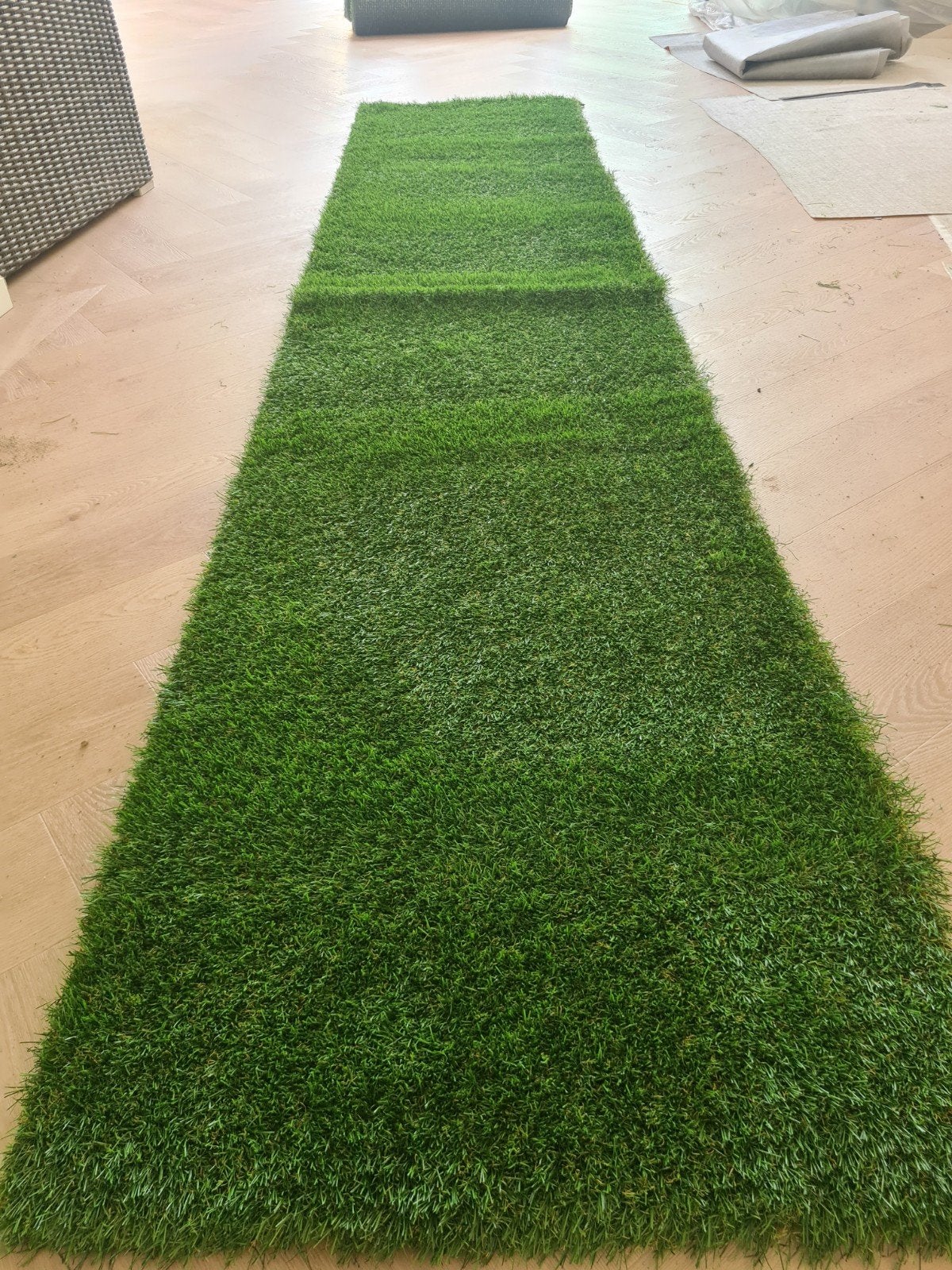 Nieuwe luxe kunstgras stroken Bloemendaal, Tuin en Terras, Gras en Kunstgras, Ophalen of Verzenden, Nieuw, Minder dan 10 m², Kunstgras
