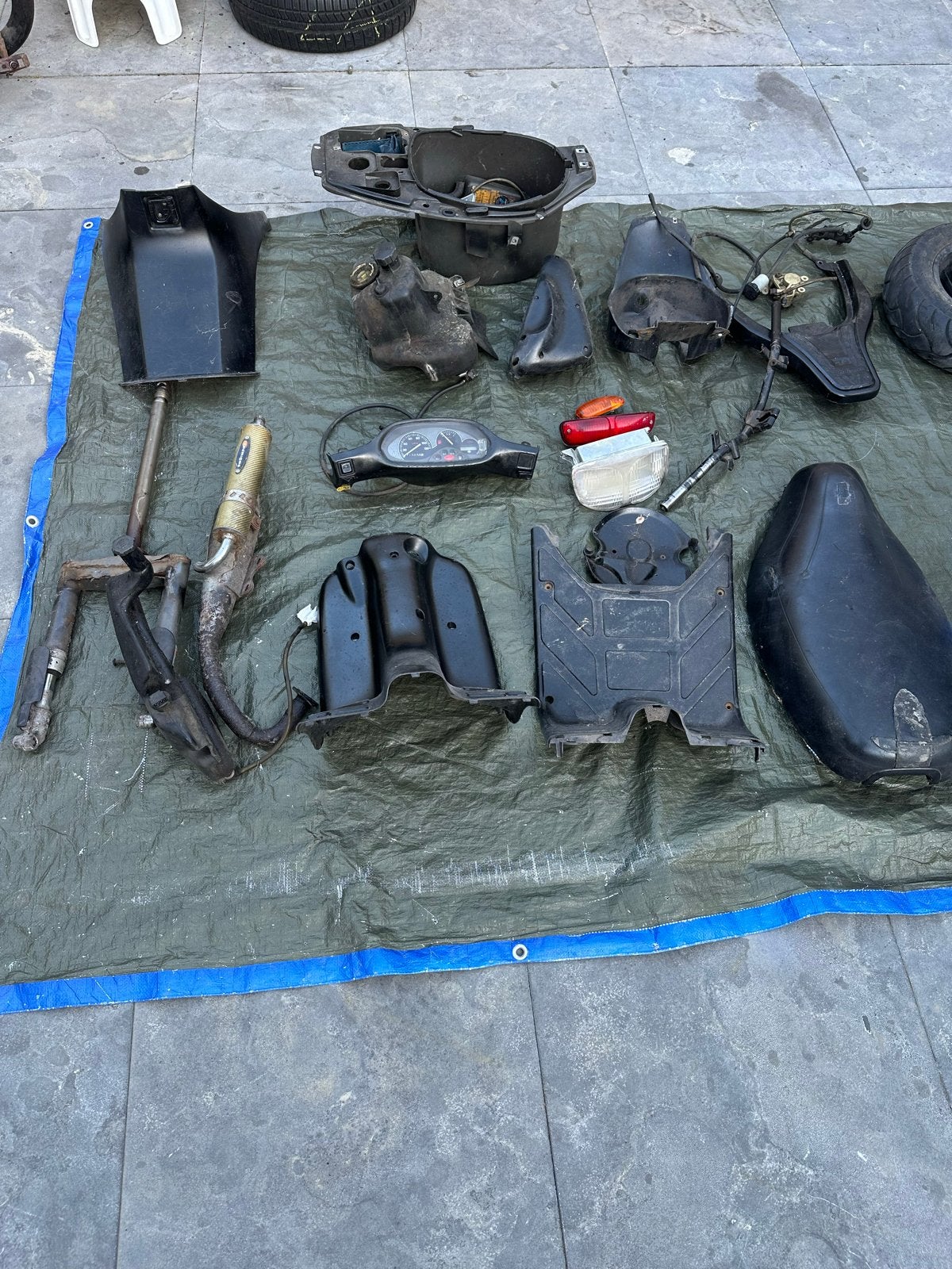 Gilera Typhoon onderdelen - Diverse gebruikte scooterdelen, Ophalen, Gebruikt, Blok, Overige merken