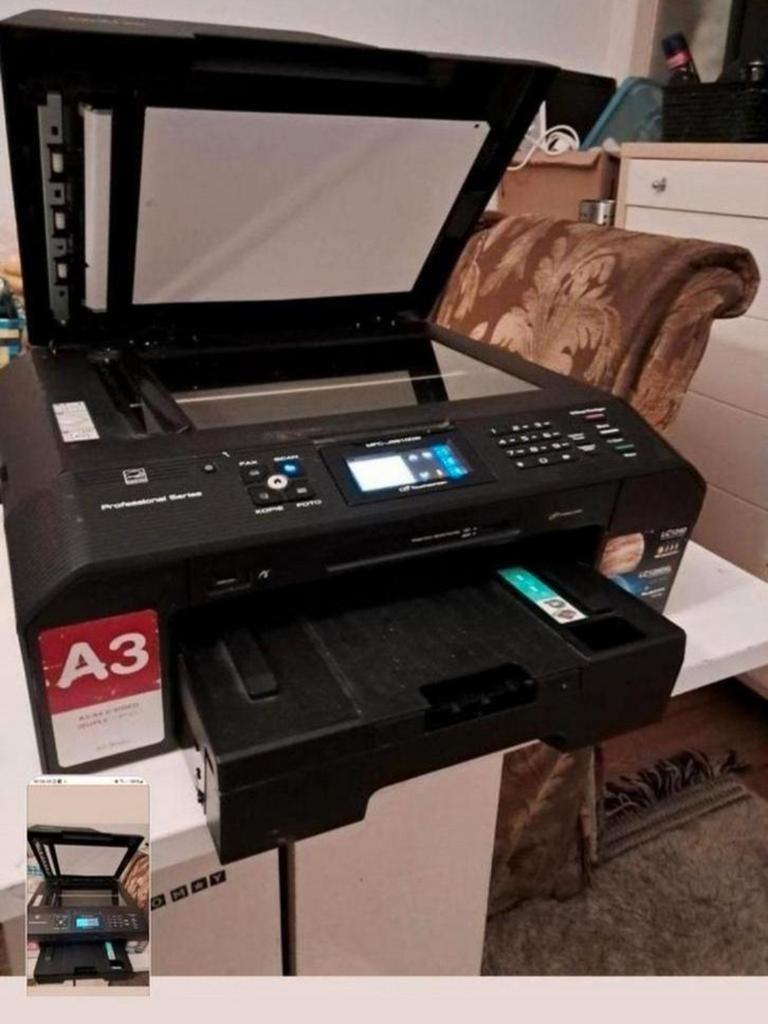 Te koop, Brother merk professionele printer en scanner., Computers en Software, Printers, Ophalen