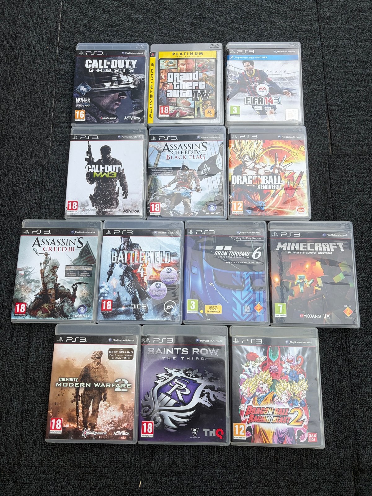 PS3 Games Bundel: Call of Duty, GTA, Assassin's Creed en mee, Spelcomputers en Games, Games | Sony PlayStation 3, Online, Gebruikt