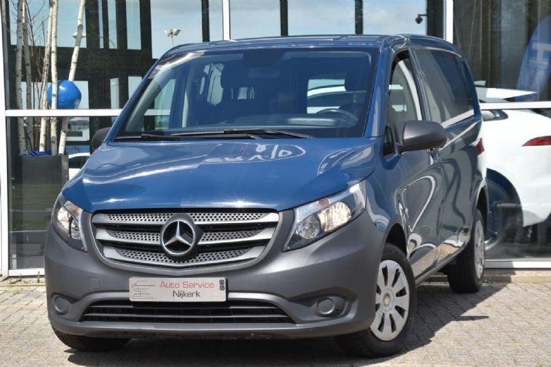 Mercedes-Benz Vito | 1e Eigenaar | Airco | Cruise | BTW | NA, Auto's, Bestelauto's, Euro 5, Stof, Gebruikt, Zwart