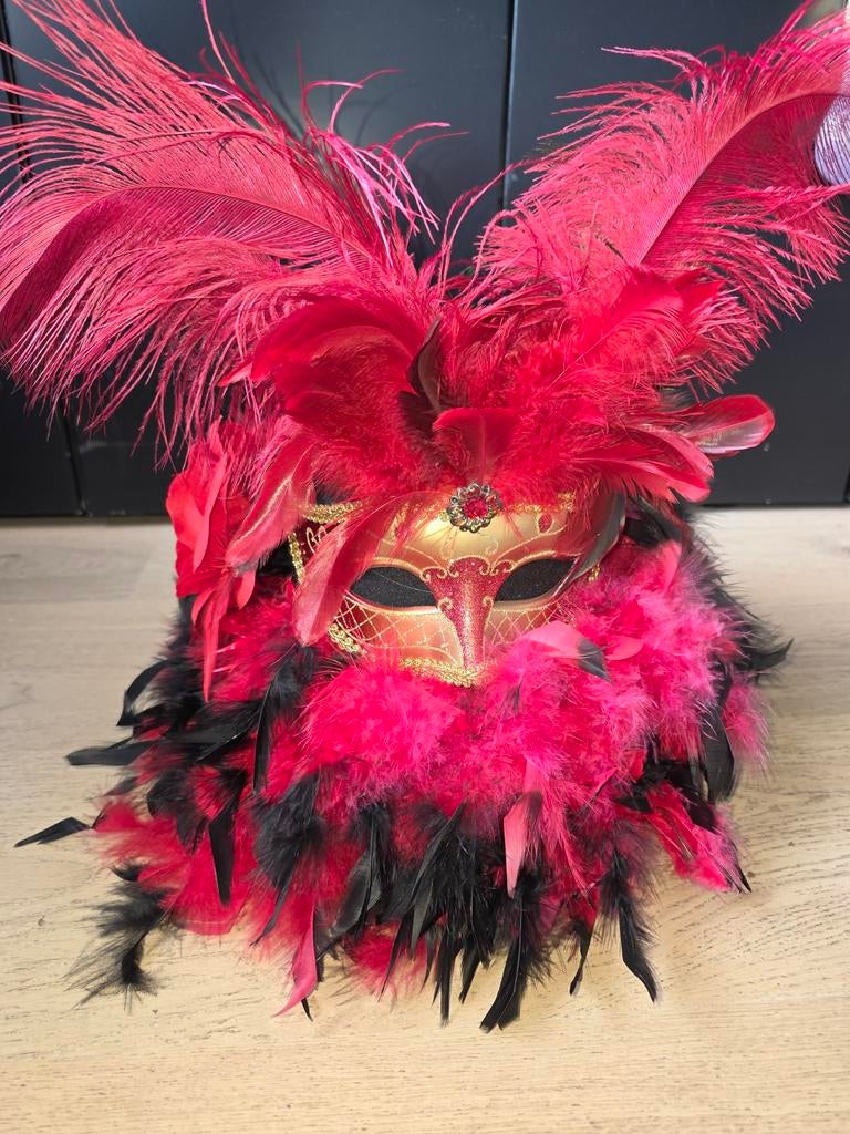Carnaval/versierde hoge hoed, Ophalen of Verzenden, Carnaval