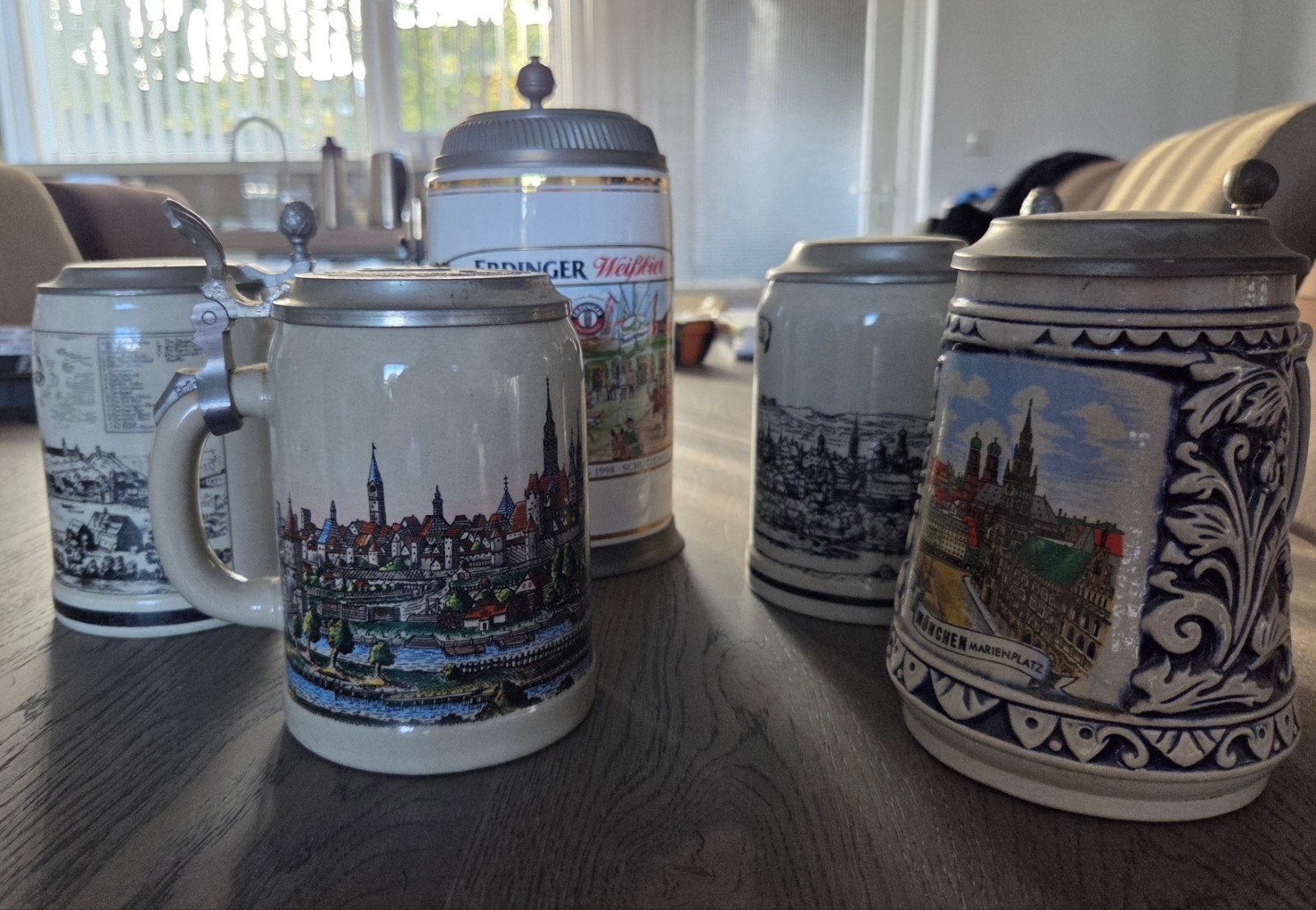 Bierpullen, diverse soorten, Ophalen, Gebruikt, Keramiek, Overige stijlen