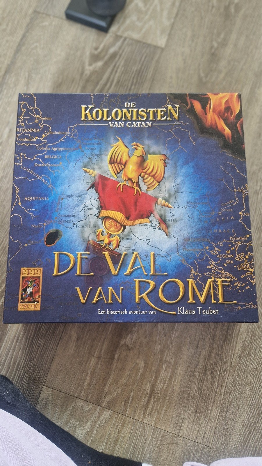 Catan Spel: De Val van Rome - Avontuur, Drie of vier spelers, Ophalen of Verzenden, Gebruikt, 999 Games