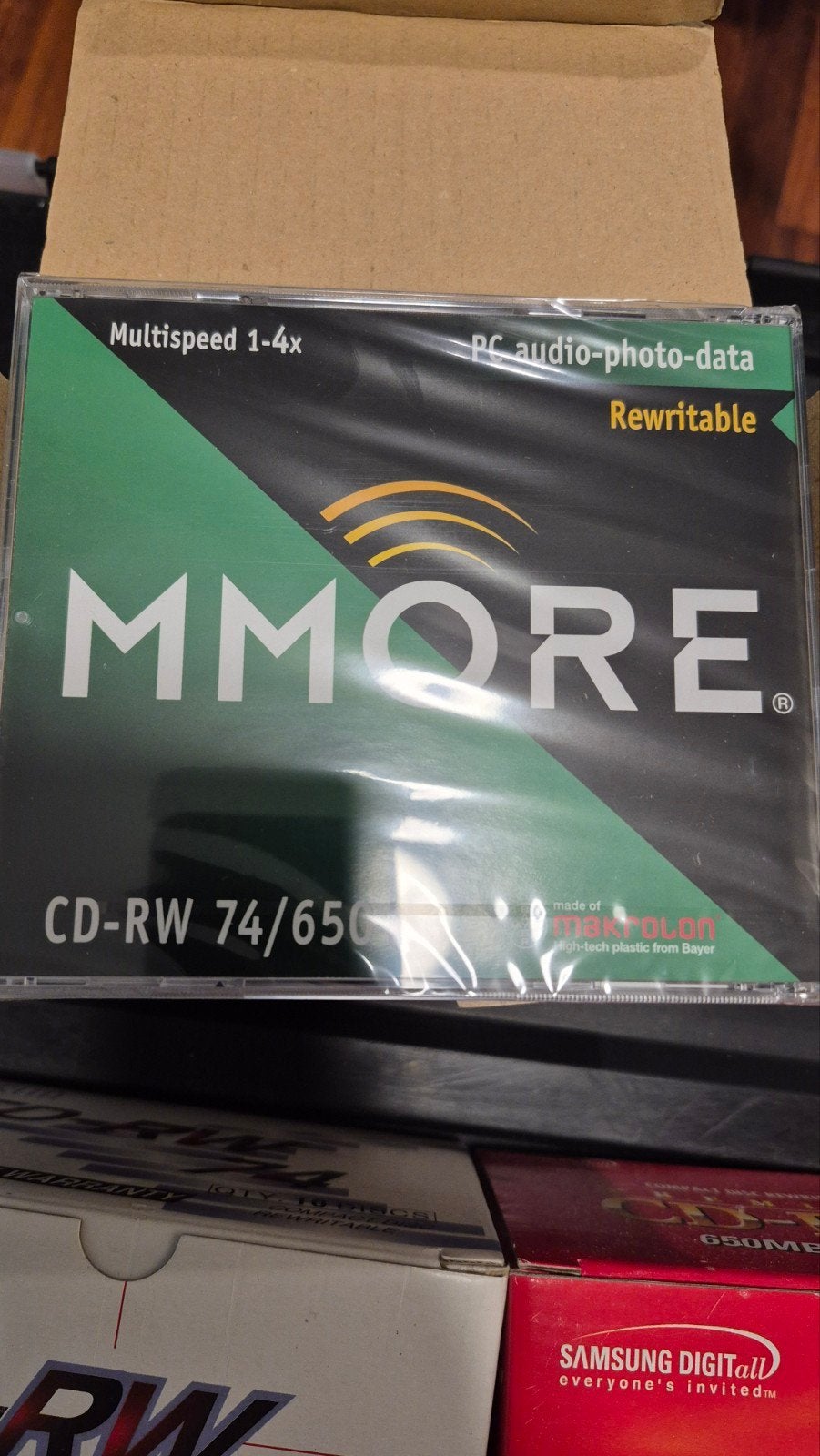 MMORE CD-RW 74/650 Multispeed 1-4x Herschrijfbaar, Herschrijfbaar, Cd, Nieuw, Ophalen of Verzenden