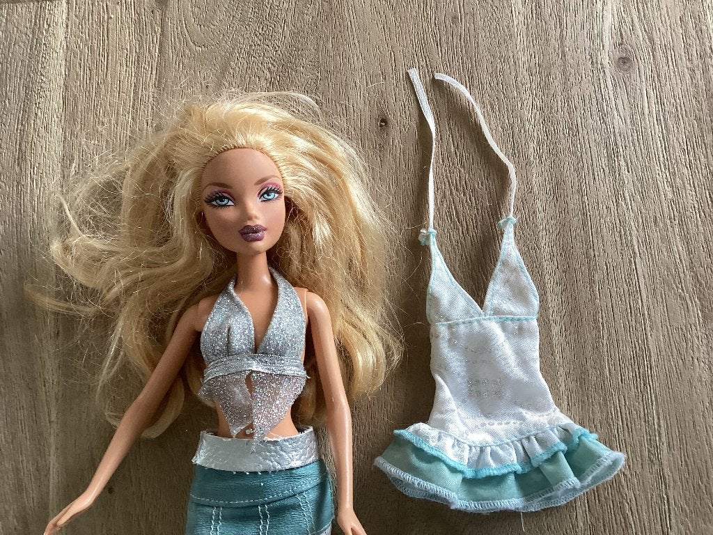 Barbie my scène, bling bling Kennedy. Mattel vintage., Ophalen of Verzenden, Zo goed als nieuw, Pop