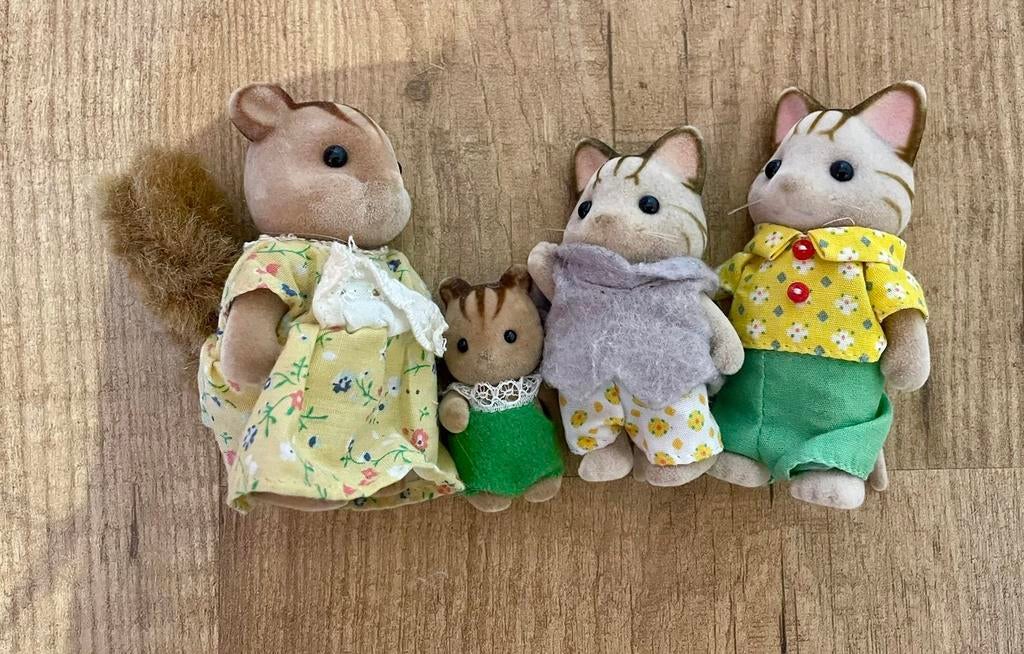 Sylvanian Families eekhoorns en katten, Ophalen, Zo goed als nieuw