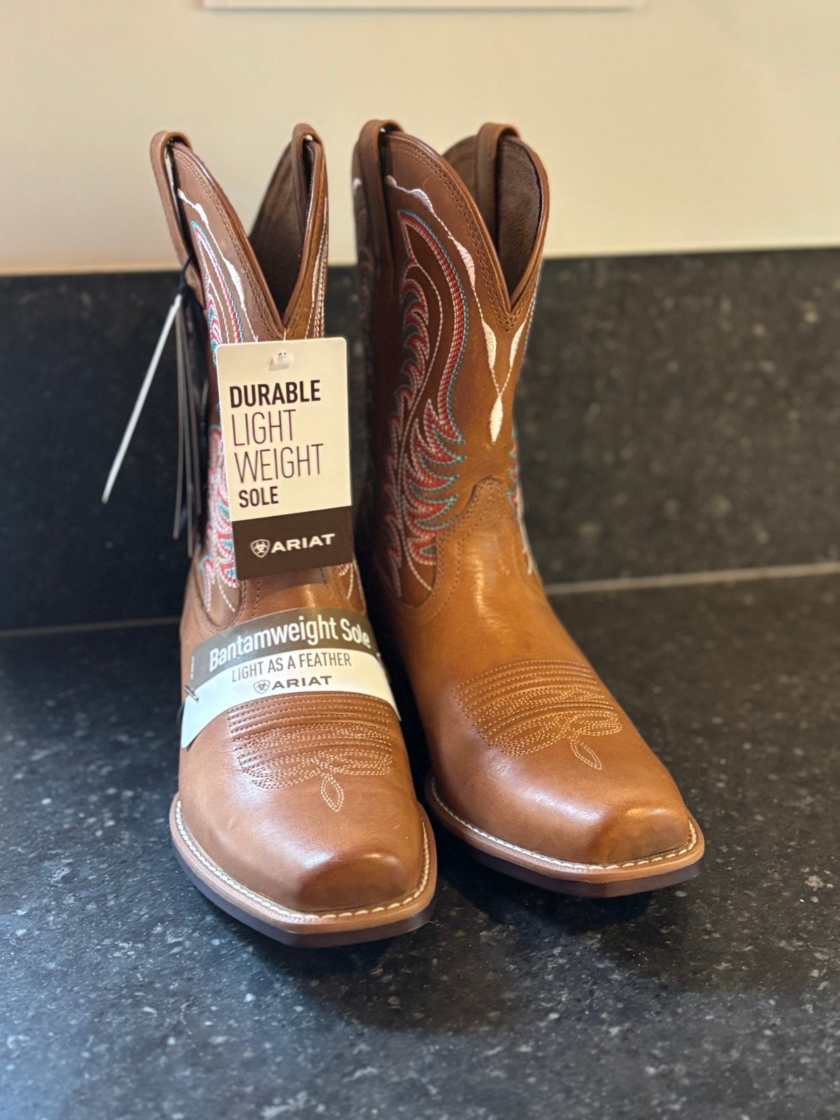 4 paar cowboy laarzen 38,5/38 ariat, Ophalen, Bruin, Lage of Enkellaarzen, Nieuw