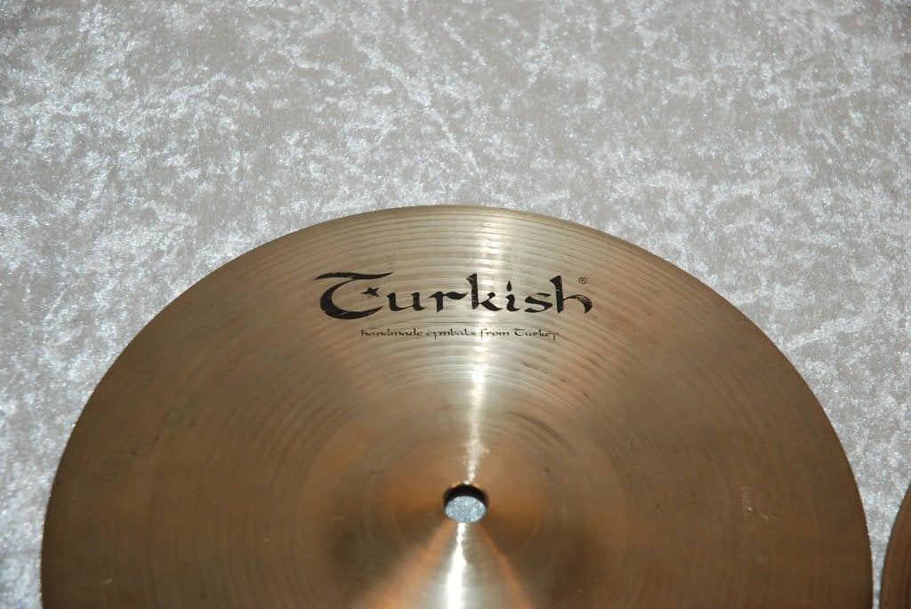 Turkish Classic hihat bekkens 599/660gr 10 inch  <26261502>, Gebruikt, ., Drums of Percussie, Ophalen of Verzenden