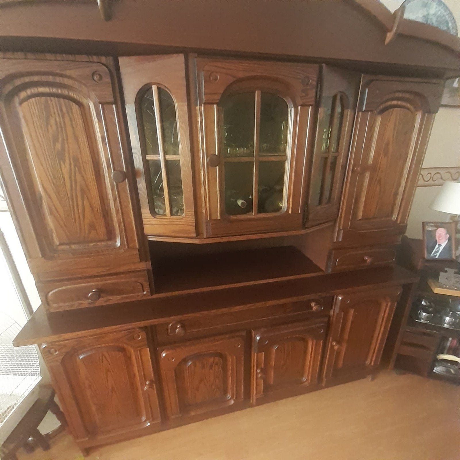 Kast en salontafel eiken, Ophalen, 25 tot 50 cm, 50 tot 100 cm, Minder dan 100 cm