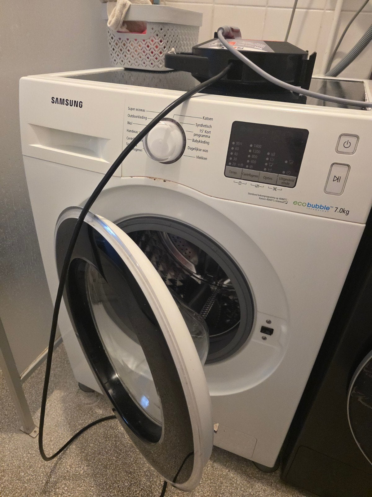 Samsung wasmachine 7 kilo, Ophalen of Verzenden, 1200 tot 1600 toeren, 85 tot 90 cm