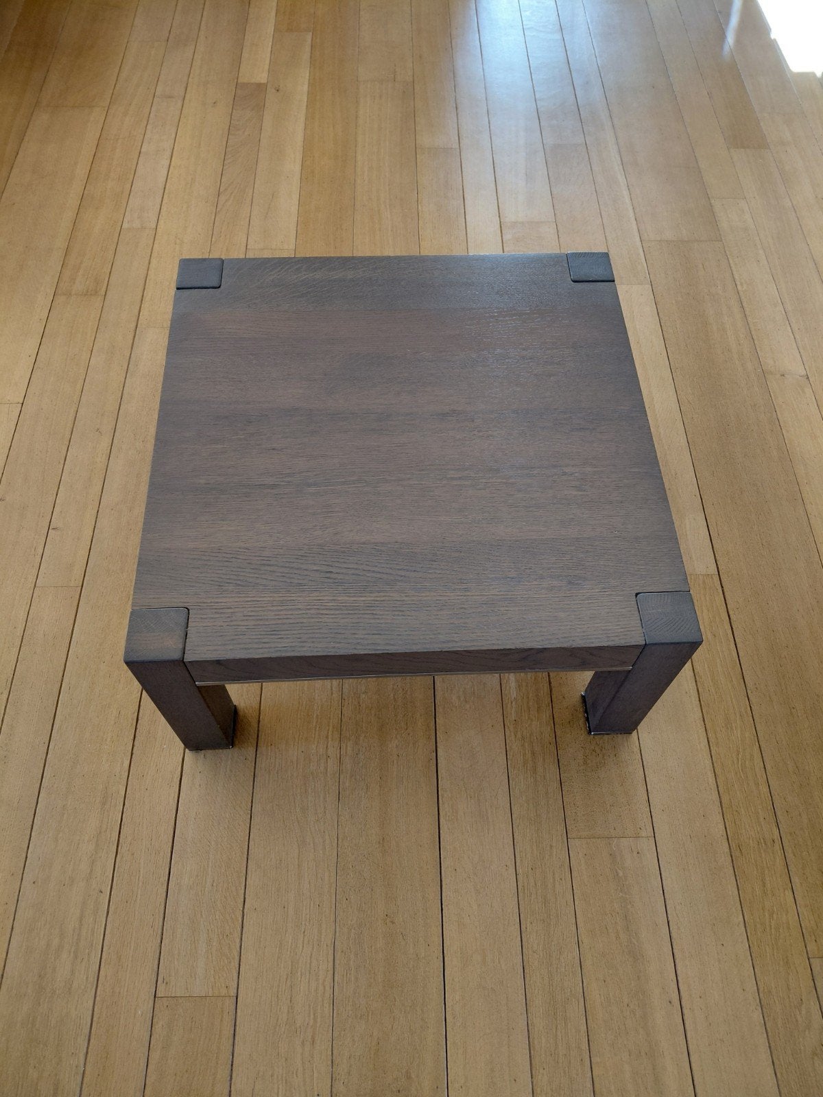 Makaz Salontafel - Vierkant, Eikenhout, Zo goed als nieuw, Ophalen, Modern, Klassiek, Gebruikt, 50 tot 100 cm