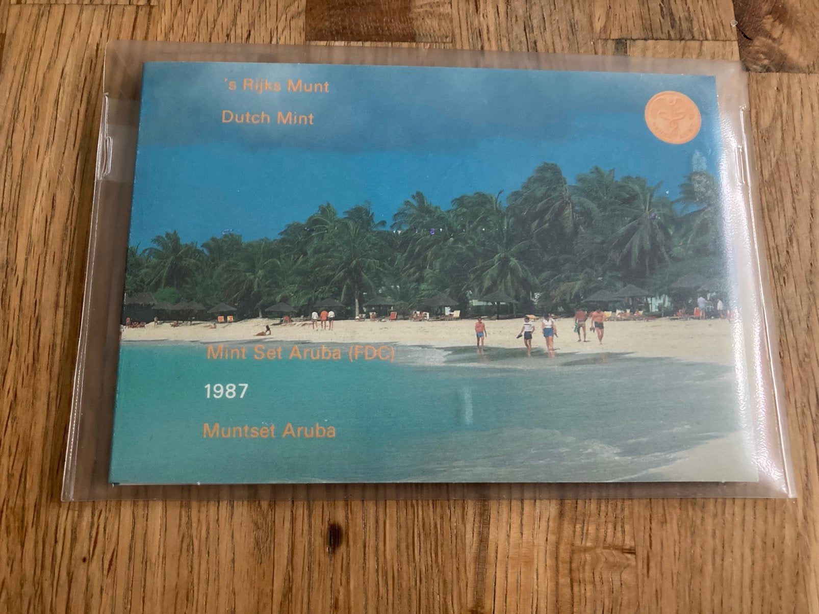FDC set 1987 Aruba muntset, Ophalen of Verzenden, Koningin Beatrix, Overige waardes, Setje