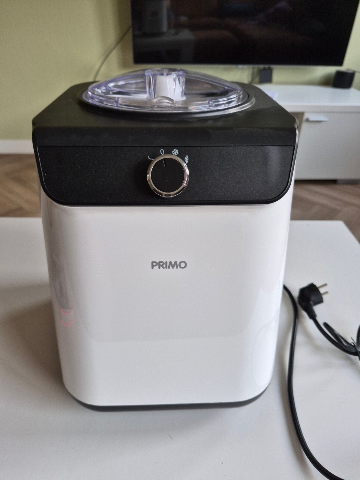 Primo PR401IM IJsmachine met receptenboek, Witgoed en Apparatuur, Ophalen, Zo goed als nieuw, Zelfvriezend