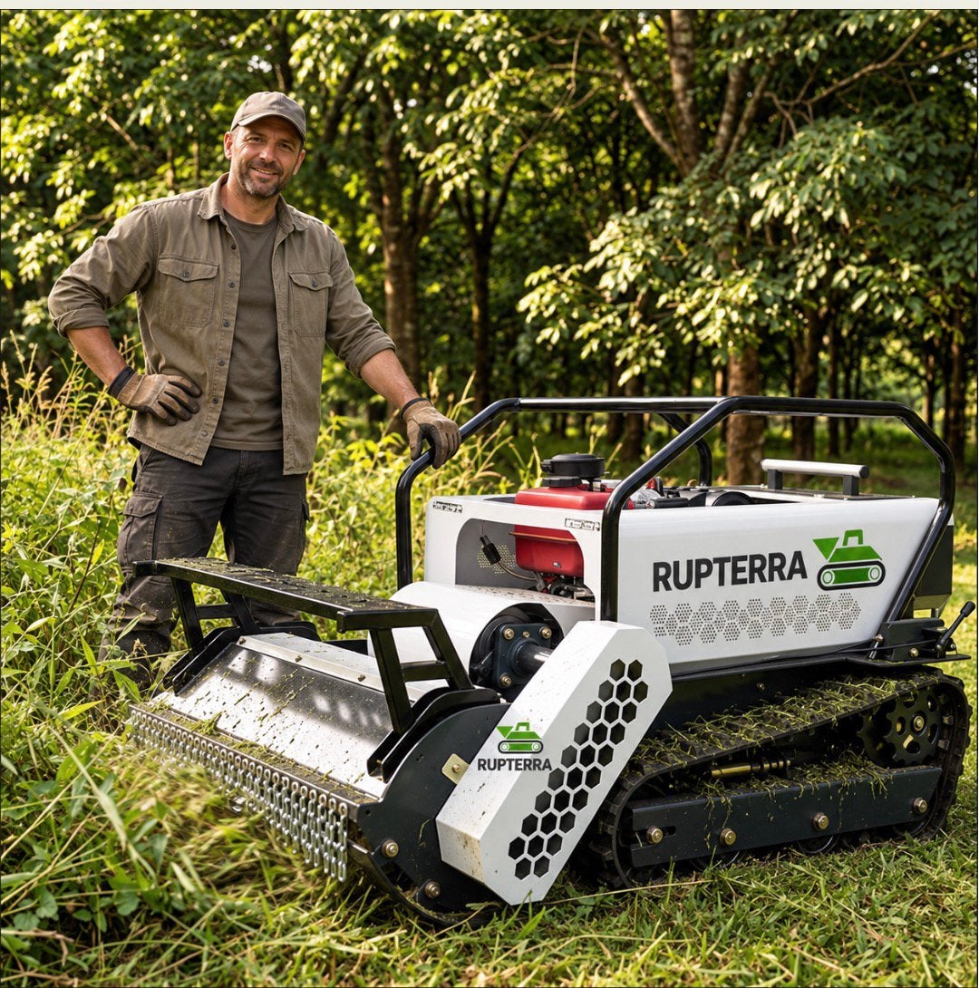 RUPTERRA P800SE - Diesel RC Rupsmaaier 800mm, Tuin en Terras, Melkrijder 21c 3861SG Nijkerk, Nieuw, Balkmaaier, Benzine-grasmaaier