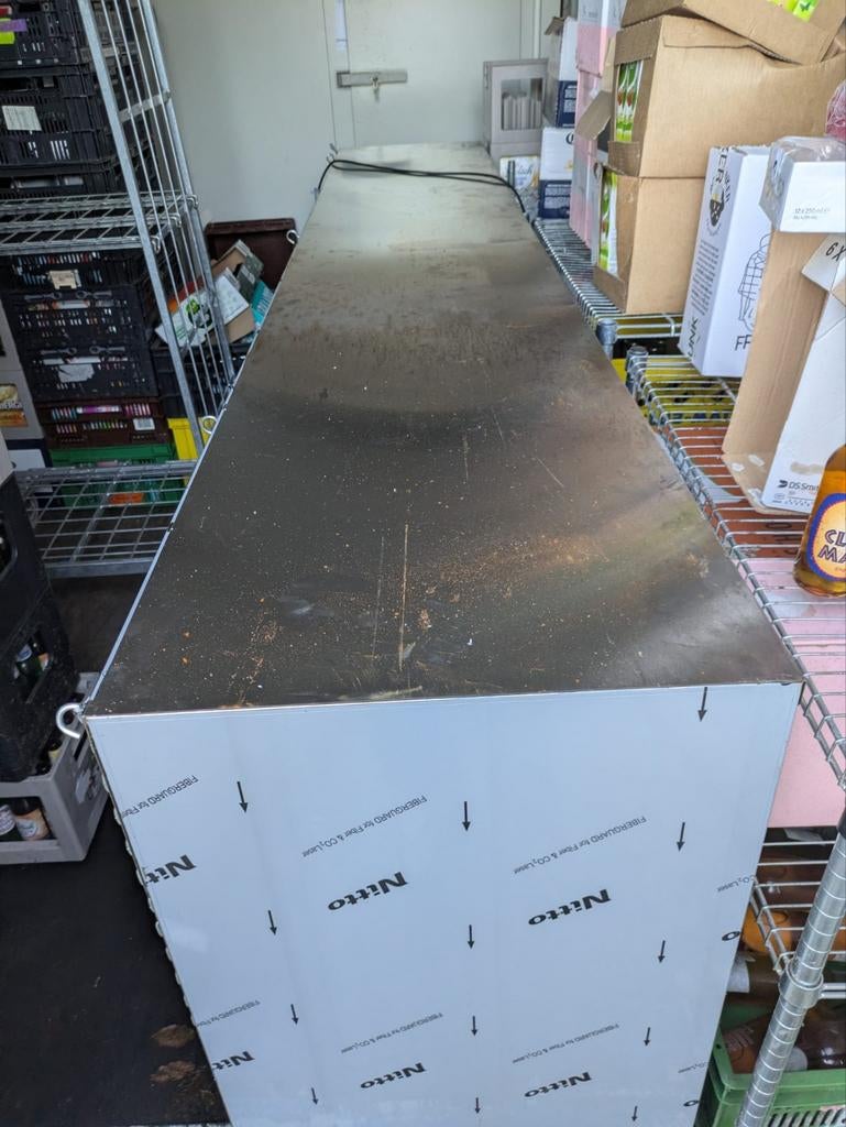 RVS Afzuigkap Horeca - Professioneel, Witgoed en Apparatuur, Ophalen of Verzenden, Gebruikt